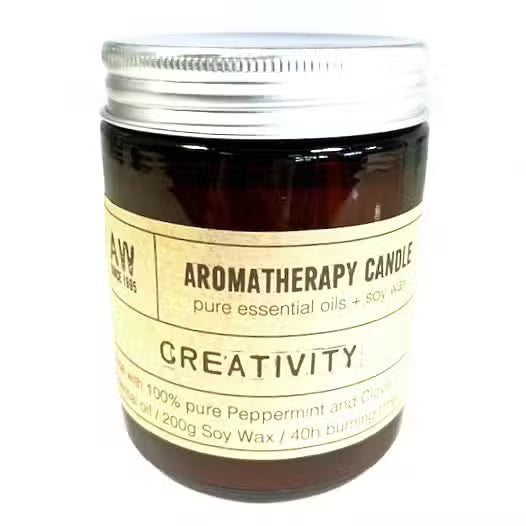 Creativity – Luxury Aromatherapy Candle with Hand-Poured Soy and Essential Oils