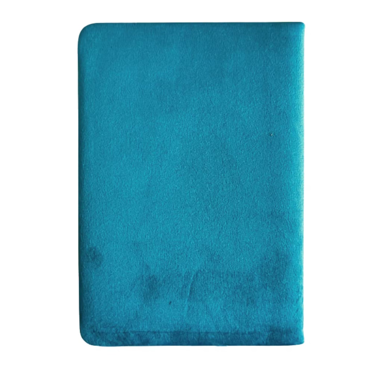Light Blue Velvet Notebook – Embrace The Journey