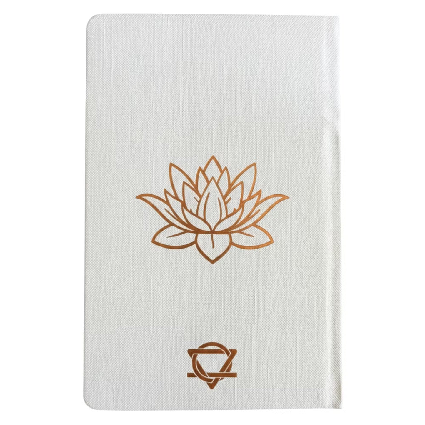 White Wellness Journal – Rose Gold Tree of Life