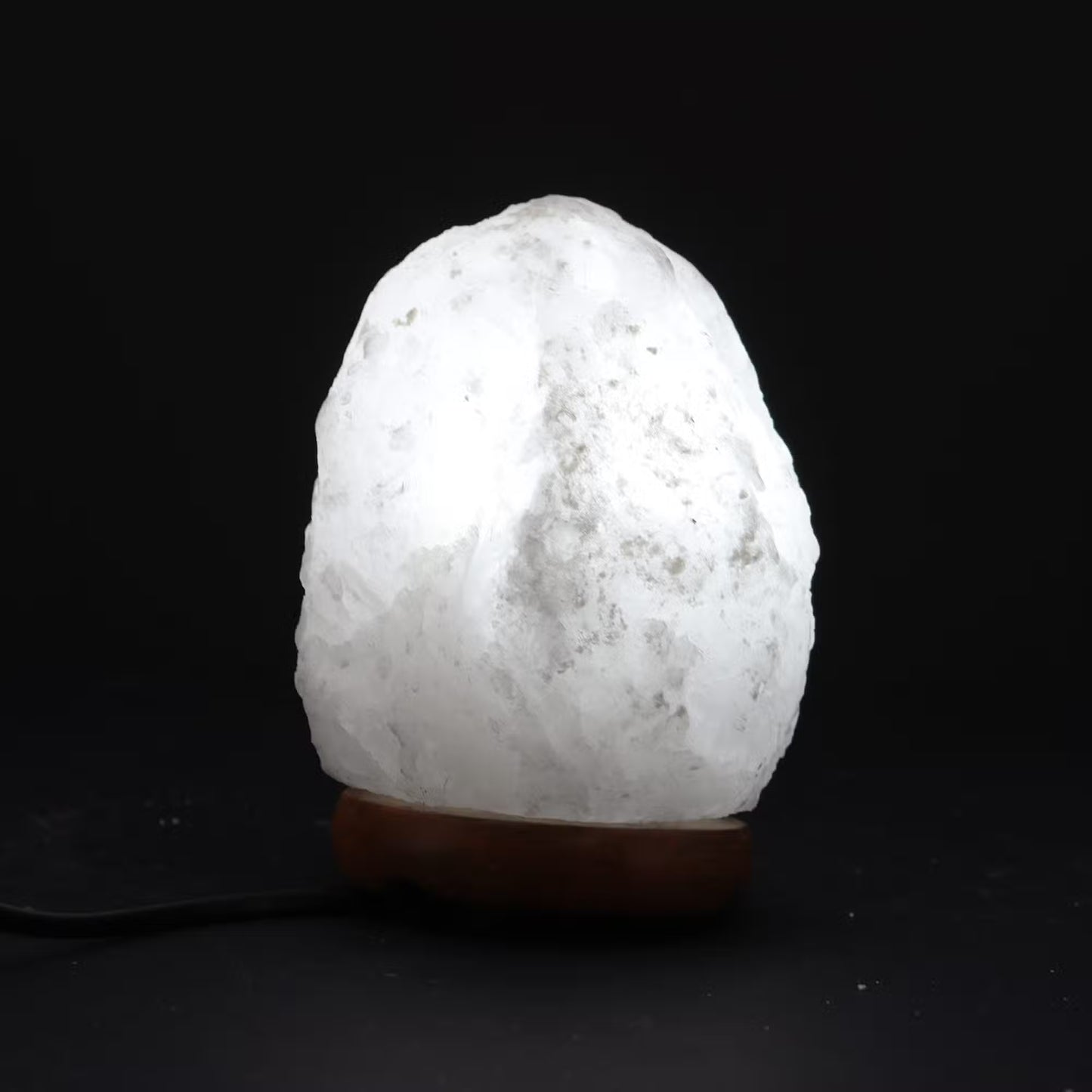 Handcrafted crystal salt lamp