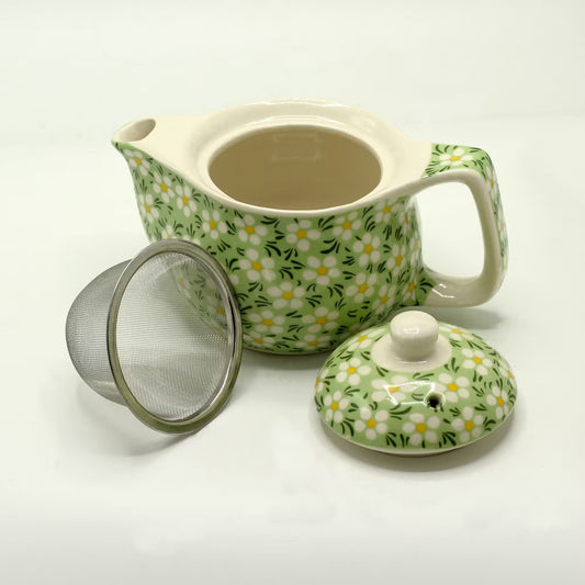 Verdant Daisy Teapot