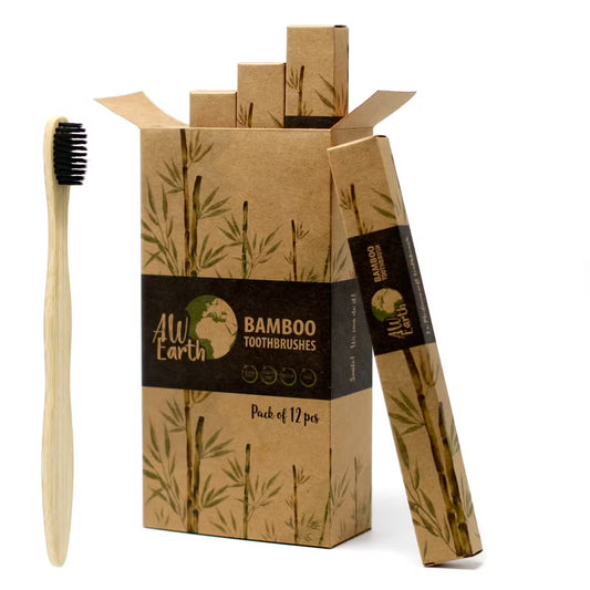 Eco Friendly Charcoal Bamboo Toothbrush