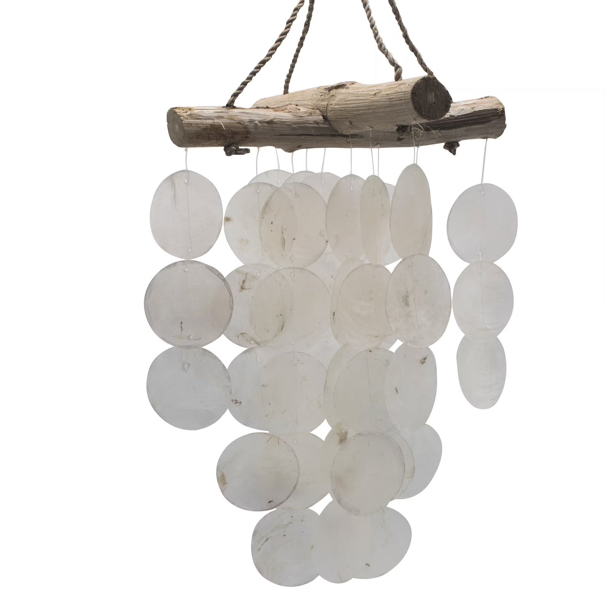 handmade decorative recycled glass garden windchime